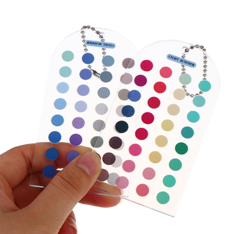 Color Checker Card - Cartes de couleurs douces été/automne, palettes