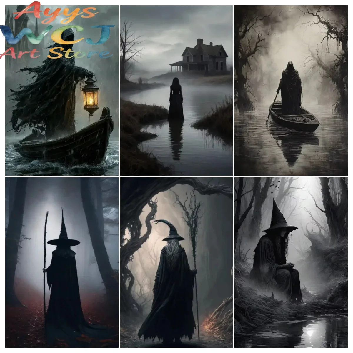 Photography Dark - Affiches d'art Dark Academia The Witch