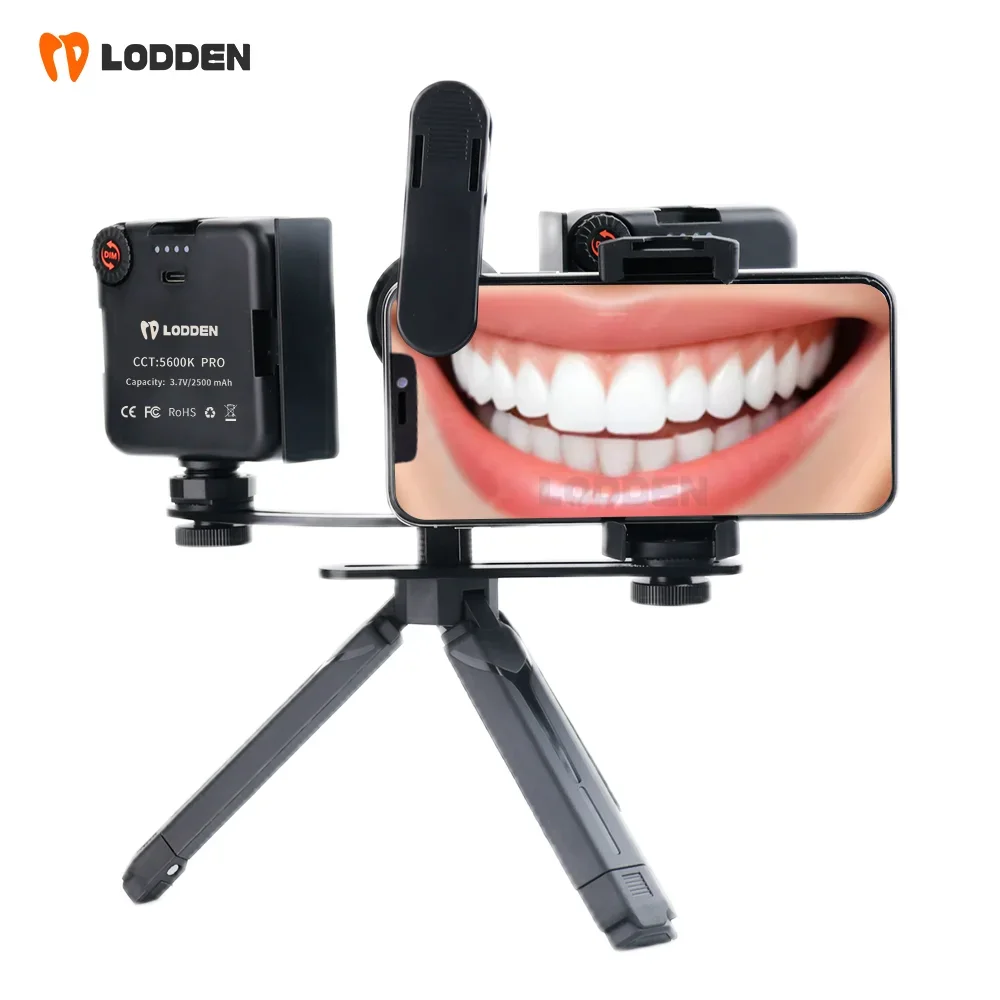 Photography Dental - LODDEN-Lumière de remplissage dentaire Bluetooth, Flash