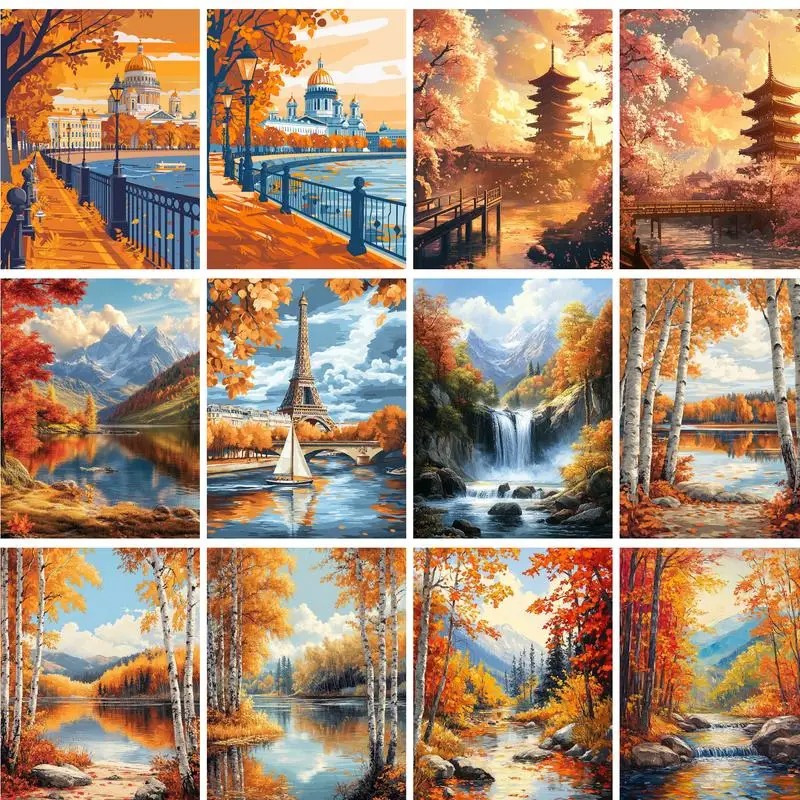 Photography Trend - Peinture par numéros sur toile 40x50cm,