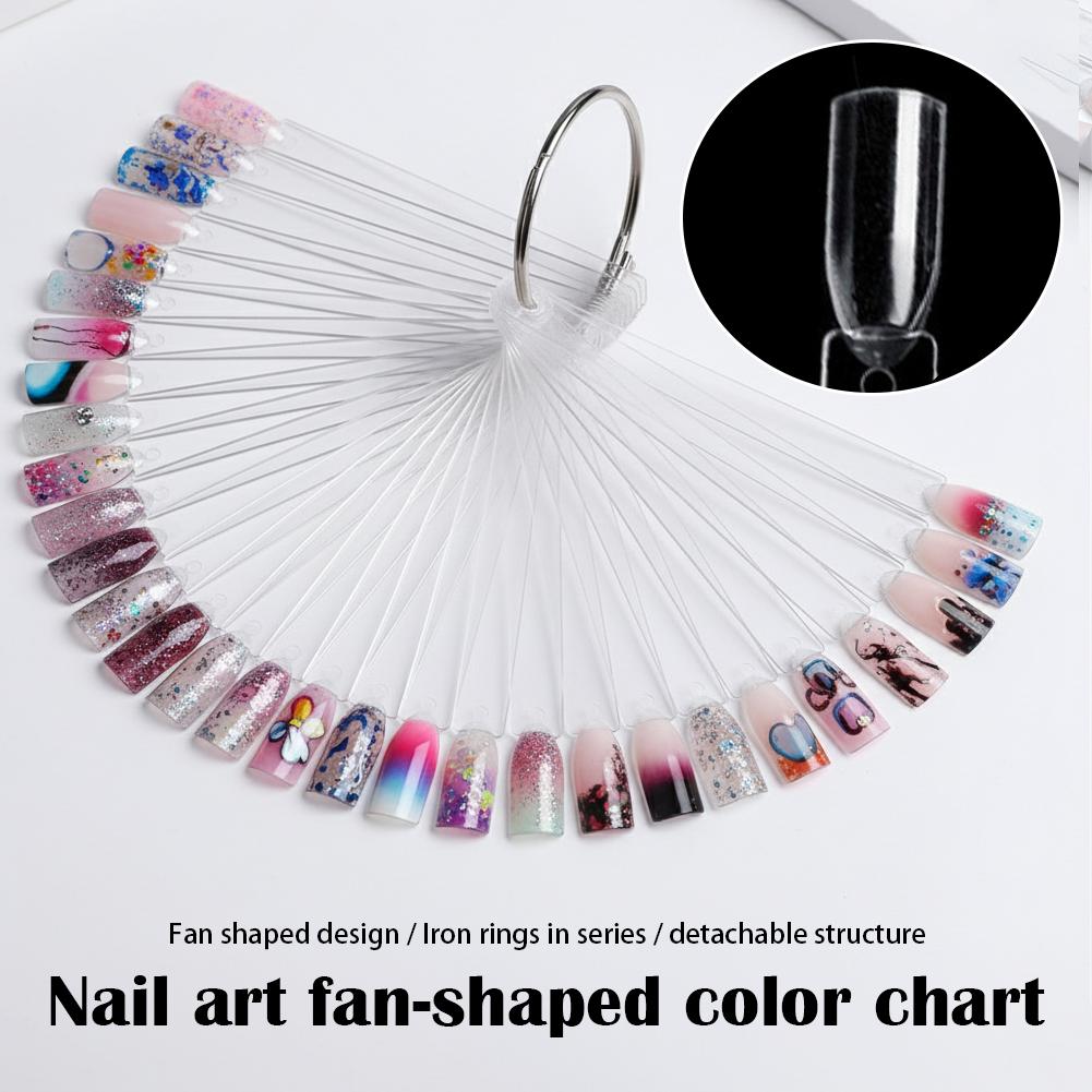 Color Checker Card - 50 Nuanciers transparents pour vernis à