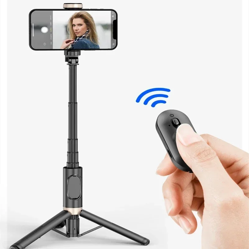Photography With Iphone 15 - Trépied sans fil pliable Bluetooth pour