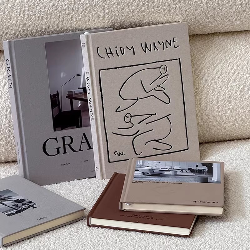 Photography Yearbook - Ornements de livres décoratifs style nordique