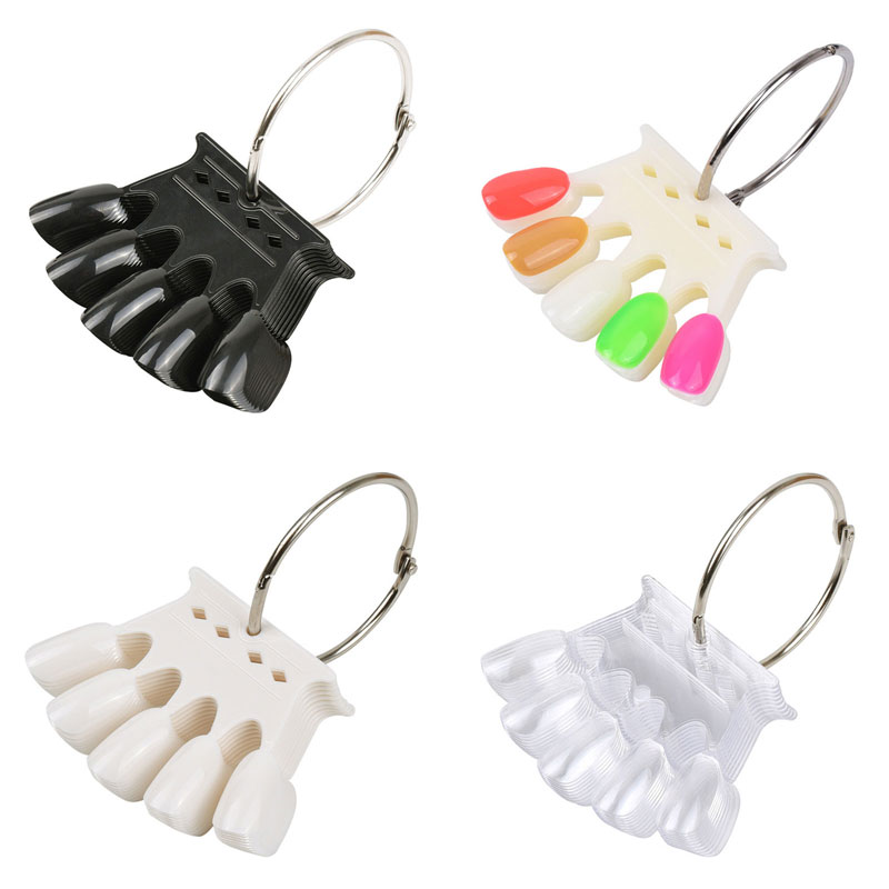 Color Checker Card - Affichage de faux ongles 4 couleurs,