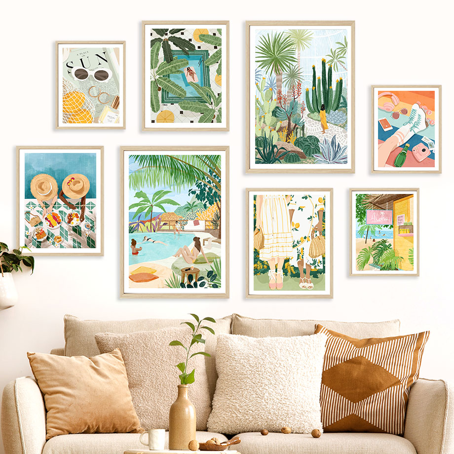 Toile d'art mural de feuilles  - Photography Trend avis et prix