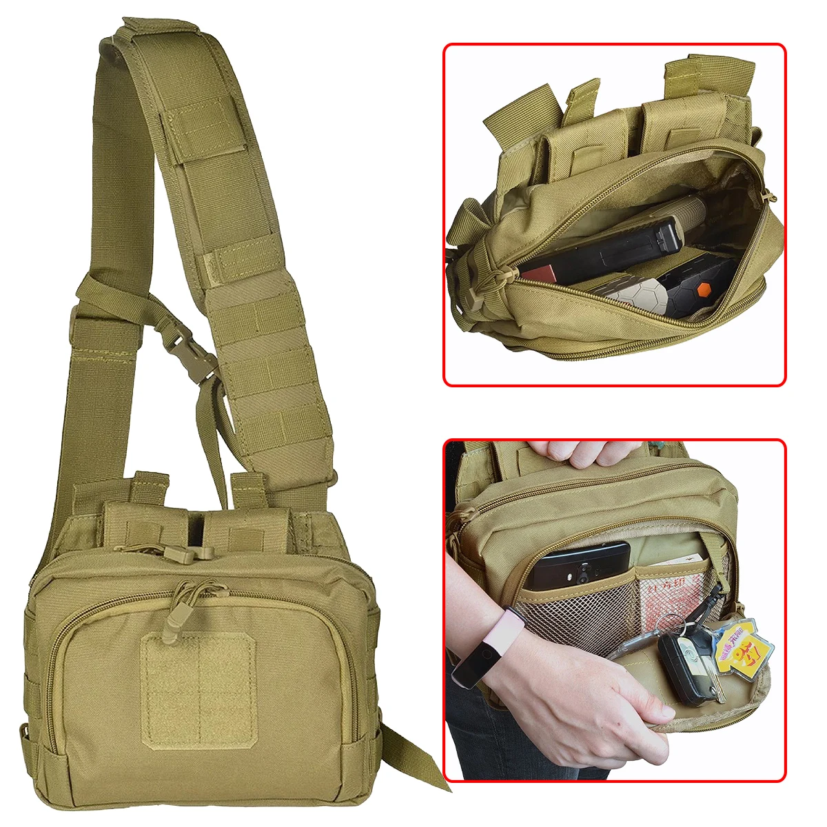 Tactique 2 Banger sac messager - Photography Magazine avis et prix