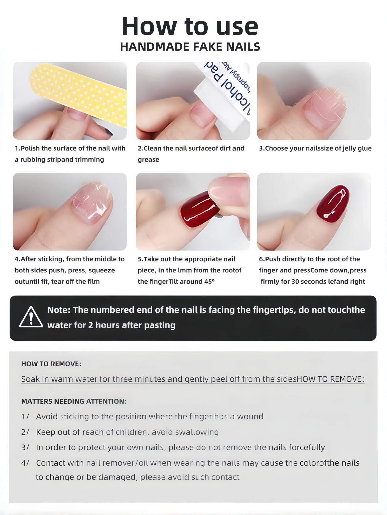 10 faux ongles en amande de lo - Photography Dark avis et prix