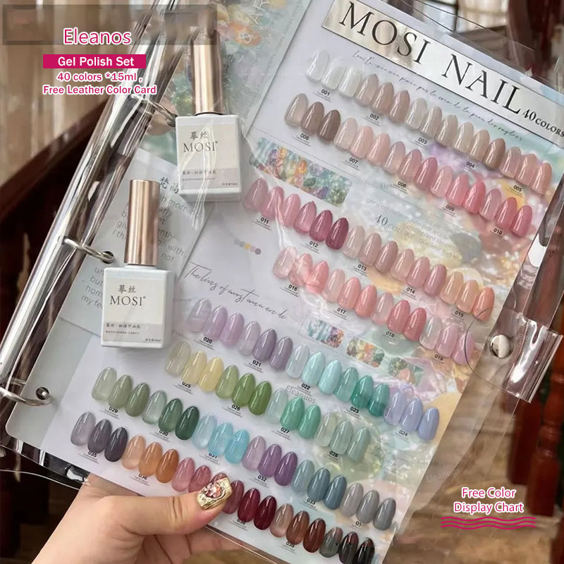 Eleanos 40 couleurs 15ml gelée - Color Checker Card avis et prix