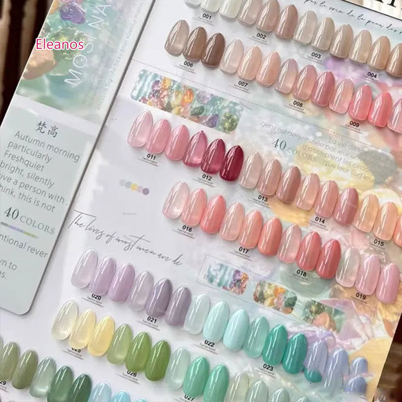 Eleanos 40 couleurs 15ml gelée - Color Checker Card avis et prix