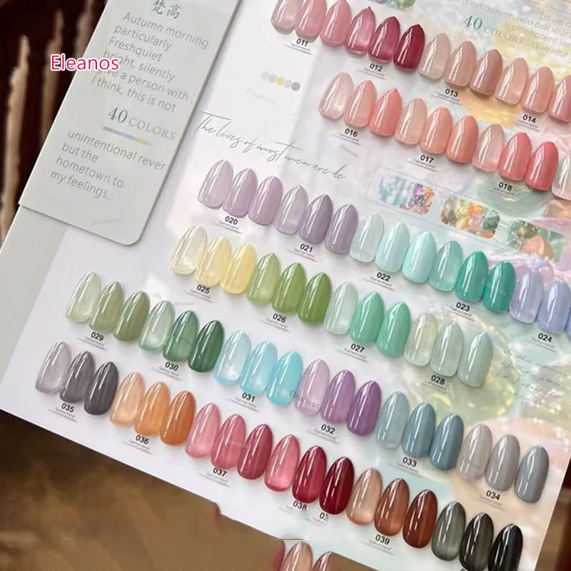 Eleanos 40 couleurs 15ml gelée - Color Checker Card avis et prix