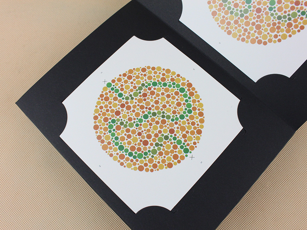 Ishihara Book Carte de test de - Color Checker Card avis et prix