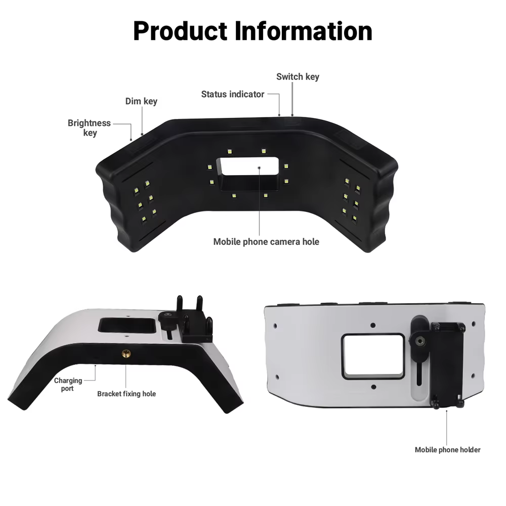 Lampe LED JUMTOP pour photogra - Photography Dental avis et prix
